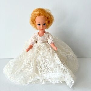 Vintage Strawberry Blonde 6” Hard Plastic Doll Hong Kong